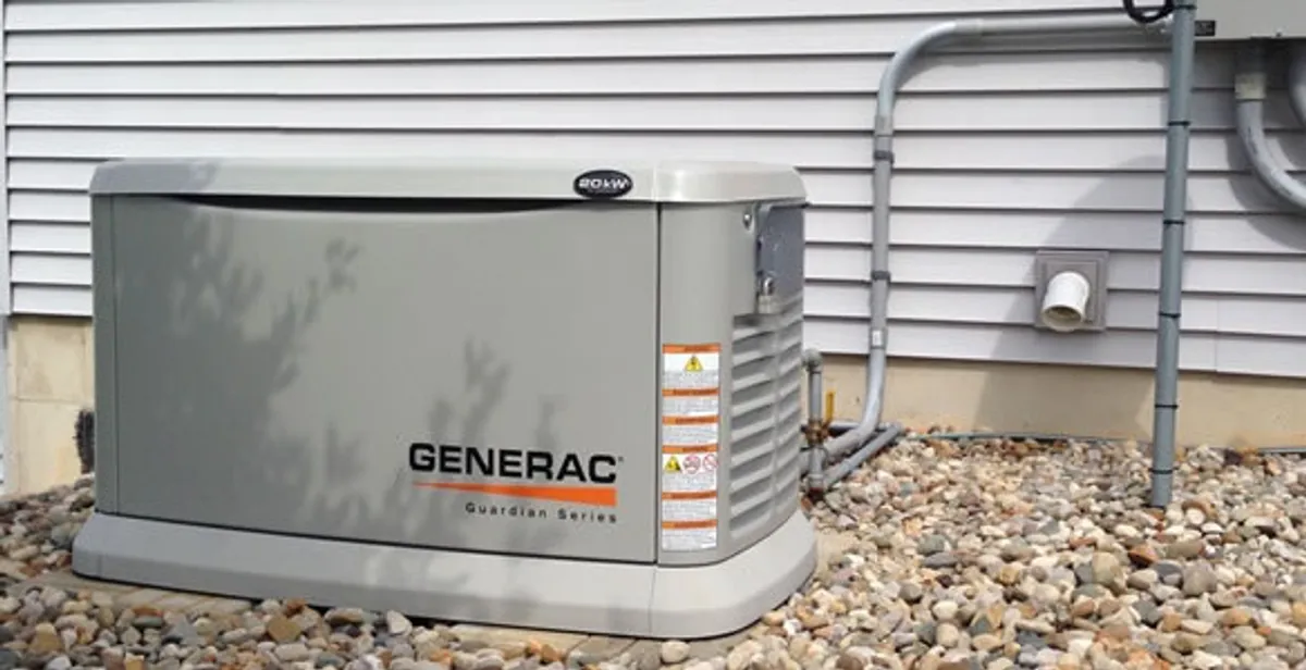 generator installation service featuring outdoor standby generator setup by licensed electricians in Bakersfield, CA