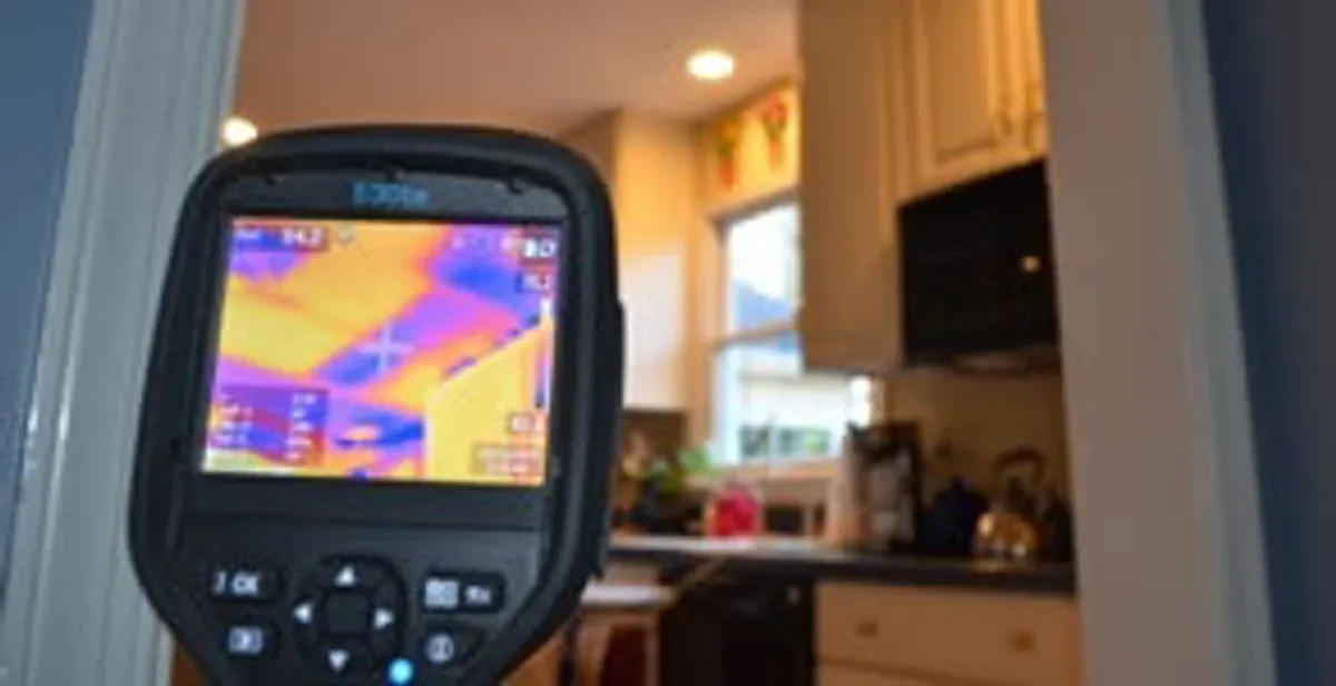 home energy audit service using thermal imaging to evaluate electrical efficiency inside a home in Bakersfield, CA