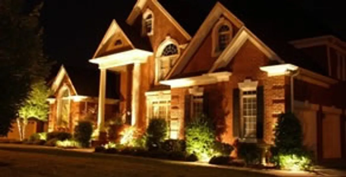 landscape lighting installation services enhancing residential exterior lighting in Bakersfield, CA