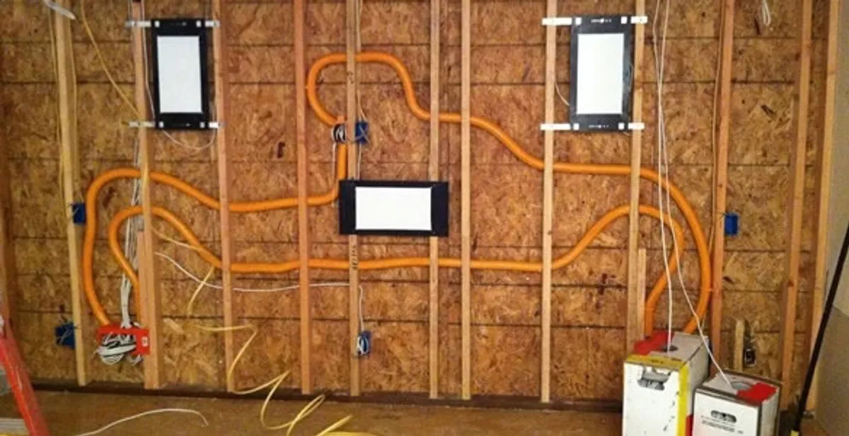 new construction wiring project displaying complete electrical system layout installed by professionals in Bakersfield, CA