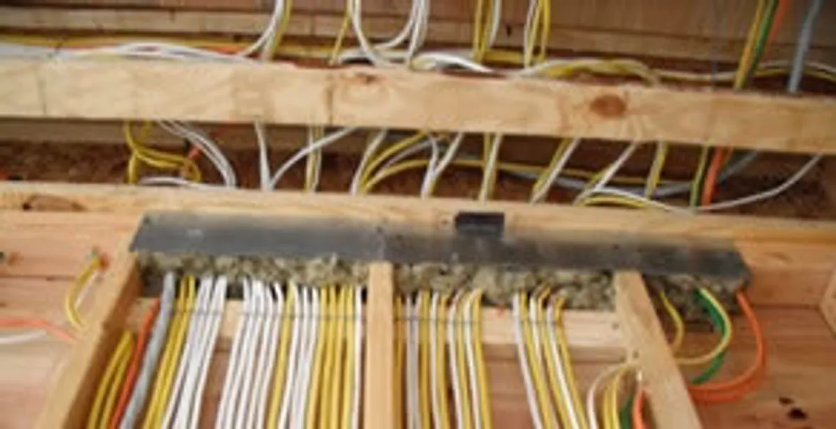 new construction wiring services with organized electrical rough-in performed by licensed electricians in Bakersfield, CA
